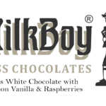 Milkboy Swiss Chocolates: White Chocolate with Bourbon Vanilla and Raspberries