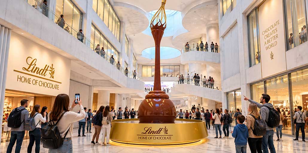 lindt Lindt Chocolate Fountain Atrium