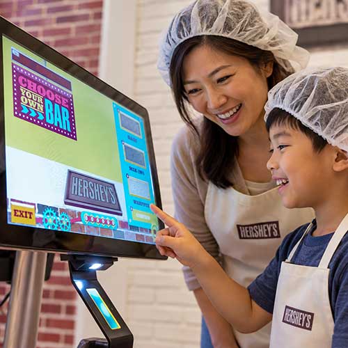 Creating a Hershey’s Bar Together