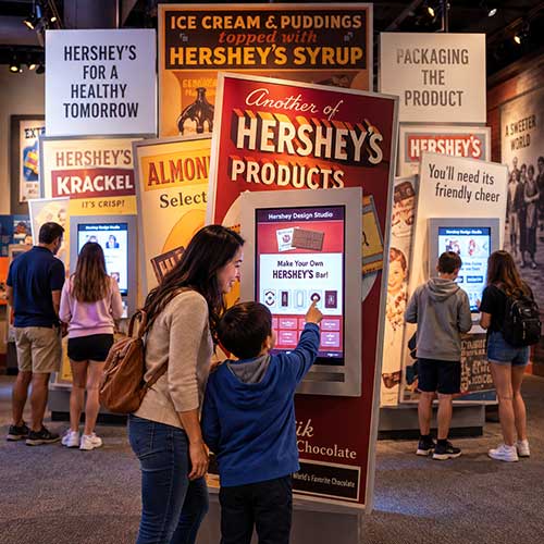 Interactive Hershey’s Chocolate Museum Exhibit