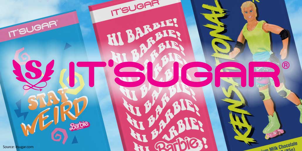 IT’SUGAR Unveils Exclusive Barbie Chocolate Bars