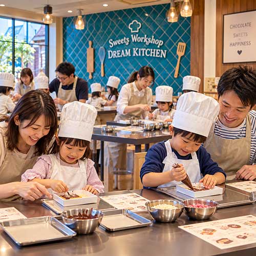 Family Sweets Workshop in Dream Kitchen