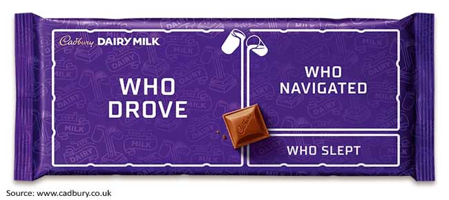 Cadbury’s “Made to Share” Chocolate Bars