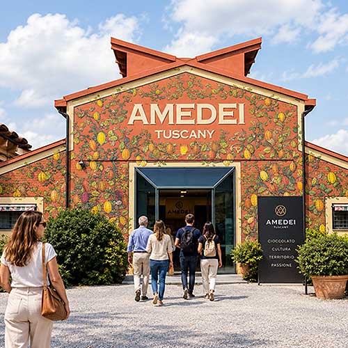Amedei Tuscany Chocolate Visitor Entrance