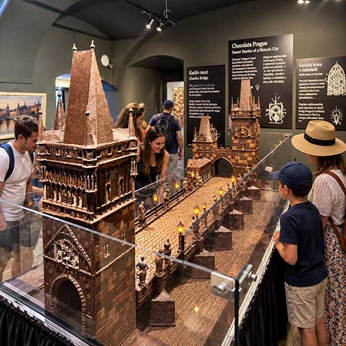 Chocolate Prague: A Gothic Bridge in Cocoa