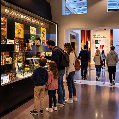 Belgian Chocolate Museum Family Visit