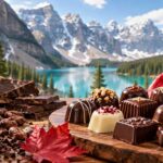 Canadian Chocolates by the Glacial Lake