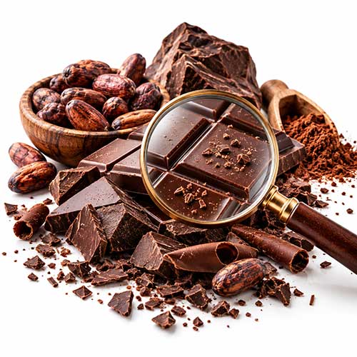looking closer at chocolate
